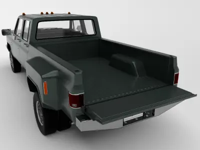 Chevrolet K30 Crew Cab Dually 1989 3D model