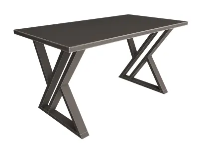 Table Iron Skeletion Low-poly 3D model