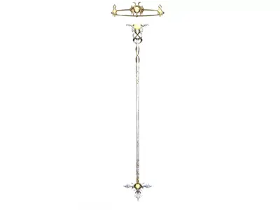 Grece of healer Low-poly 3D model