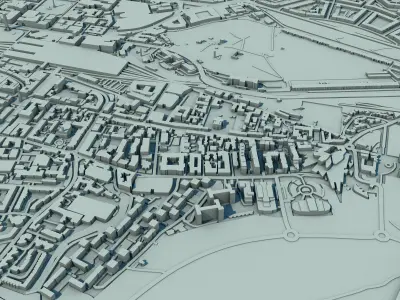 Edinburgh Scotland United Kingdom 3D print model