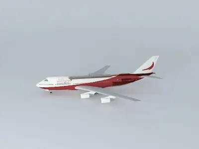 Al-Islamic Airlines Boeing 747100 Free 3D model