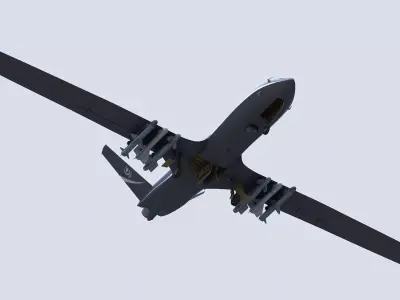 Wing Loong-10 UAV 3D model