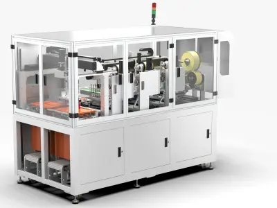 Automatic Glue Cleaning Machine 3D model