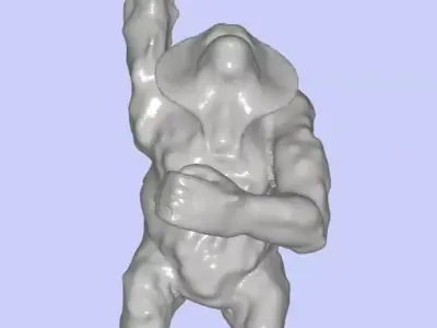 MakeIT Orangutan Hanging Ornament 3D Model 3D model