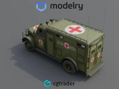 Medical Vehicle 3D model