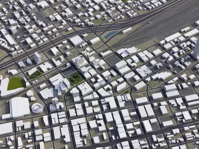 El Paso Low-poly 3D model