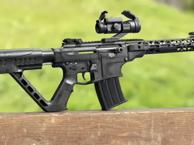 RIA VR80 shotgun Low-poly 3D model