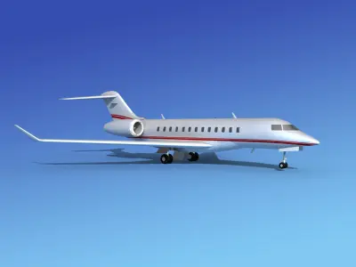 Global Express XRS V02 3D model
