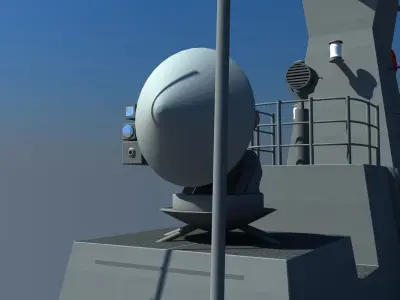 KILIC-II Class Fast Attack Craft TCG MIZRAK 3D model