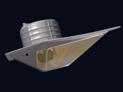 Electro-optical targeting system EOTS 3D model