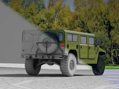 Dongfeng Mengshi Low-poly 3D model