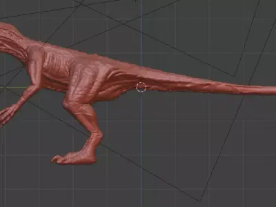 Dinosaur Creature 3D Model 3D model