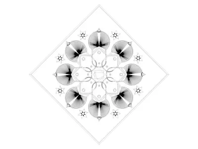Islamic Pattern 01 Free low-poly 3D model