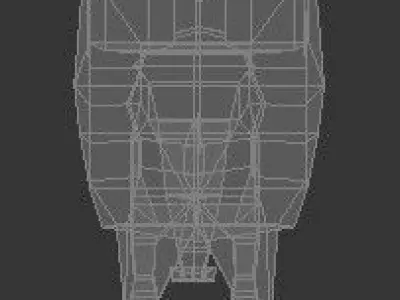 Very low poly lion Free low-poly 3D model