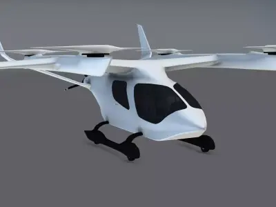 BETA Alia-250 Low-poly 3D model