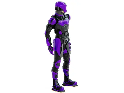 MECHA SOLDIER-Z  Rigged for Unreal Engine - Unity - MIXAMO 3D model