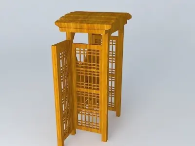Arbor and Fence Improved Top Free 3D model