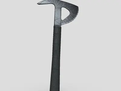 Aircraft Axe Low-poly 3D model