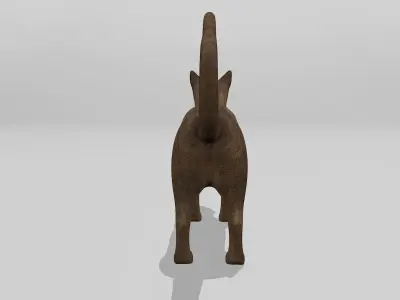 Abyssinian Cat Full Rigged Low-poly 3D model