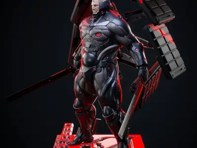 Metal Gear Rising Revengeance Sundowner 3D print model