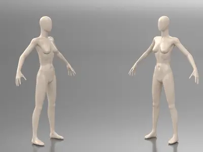 Mannequin Female 3D model