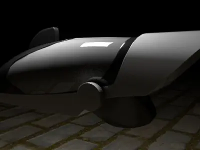 SciFi Vehicles Low-poly 3D model