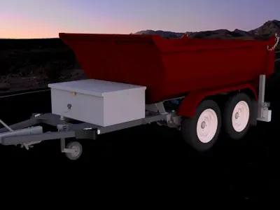 Tipper Trailer 3D model