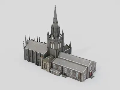 Kirk of St Nicholas 3D model