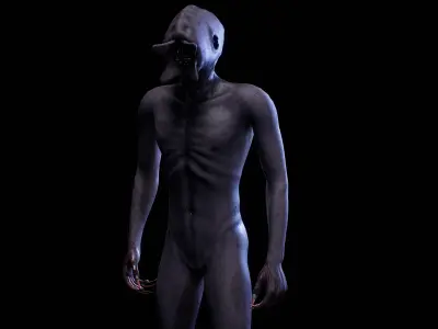 Homuncul1 Low-poly 3D model