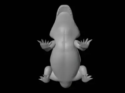 crocodile 3D print model