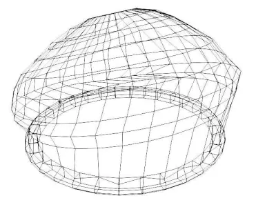 Hat - Beret 3D model