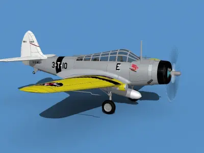 Douglas TBD-1 Devestator V08 3D model