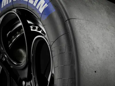 Michelin Pilot Sport 31 71 19 Dual Logo 3D model