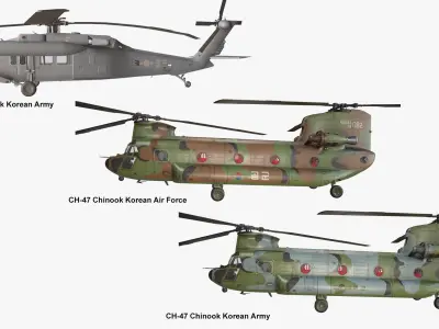 Korean Army Helicopter Collection 