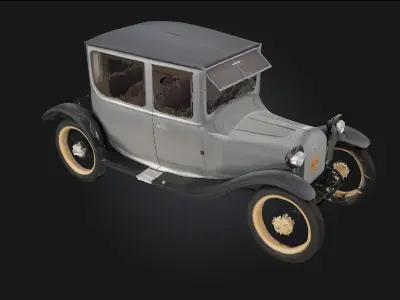 Vintage Elegance The Grace of a Bygone Era 3D model