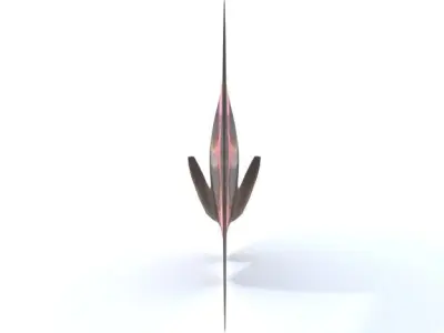 Crystal Catfish Low-poly 3D model