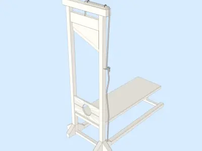 Guillotine Free 3D model