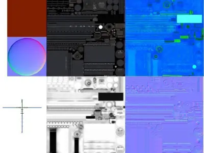 CQBSS sight Low-poly 3D model