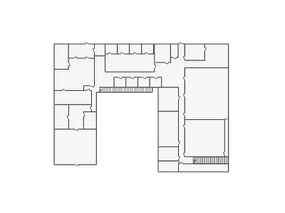 Commercial Interior Sketch - 24001-28000 SF - Xactimate 3D model