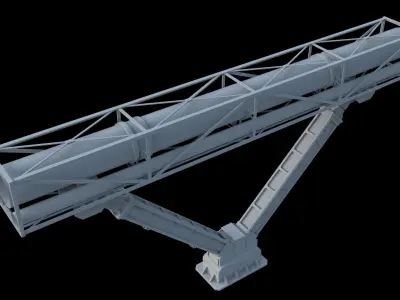 Industrial structure 3D model