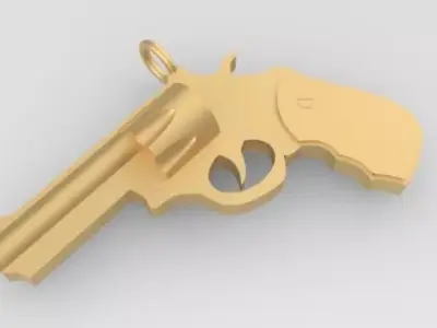 Revolver Pendant Cal 38 special 3D print model