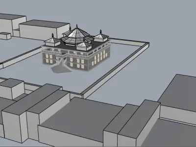 Buddhist Temple 3D model