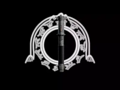 Baylan Skoll Lightsaber 3D print model