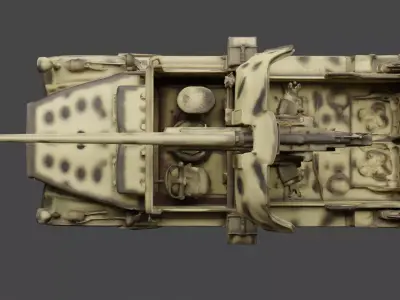 SdKfz 10 5cm Pak 3D print model