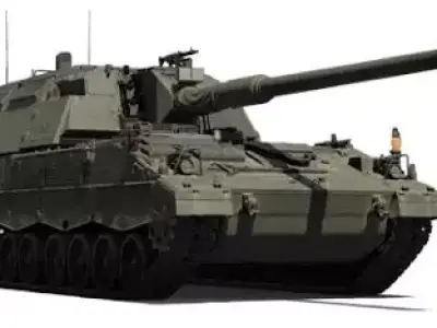 PzH 2000 Panzerhaubitze howitzer 155mm Free 3D print model