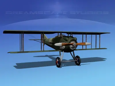 SPAD SXIII V04 3D model