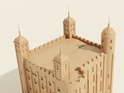 Tower of London 3D print model