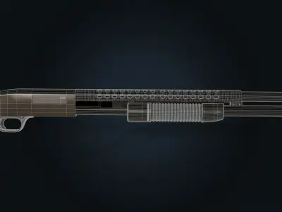 Mossberg 500 Shotgun 3D model