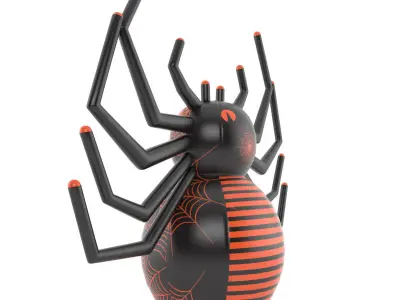 inflatable spider 3D model