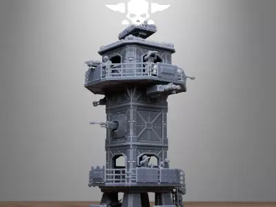 FreeGuard Tower Guard 3D print model